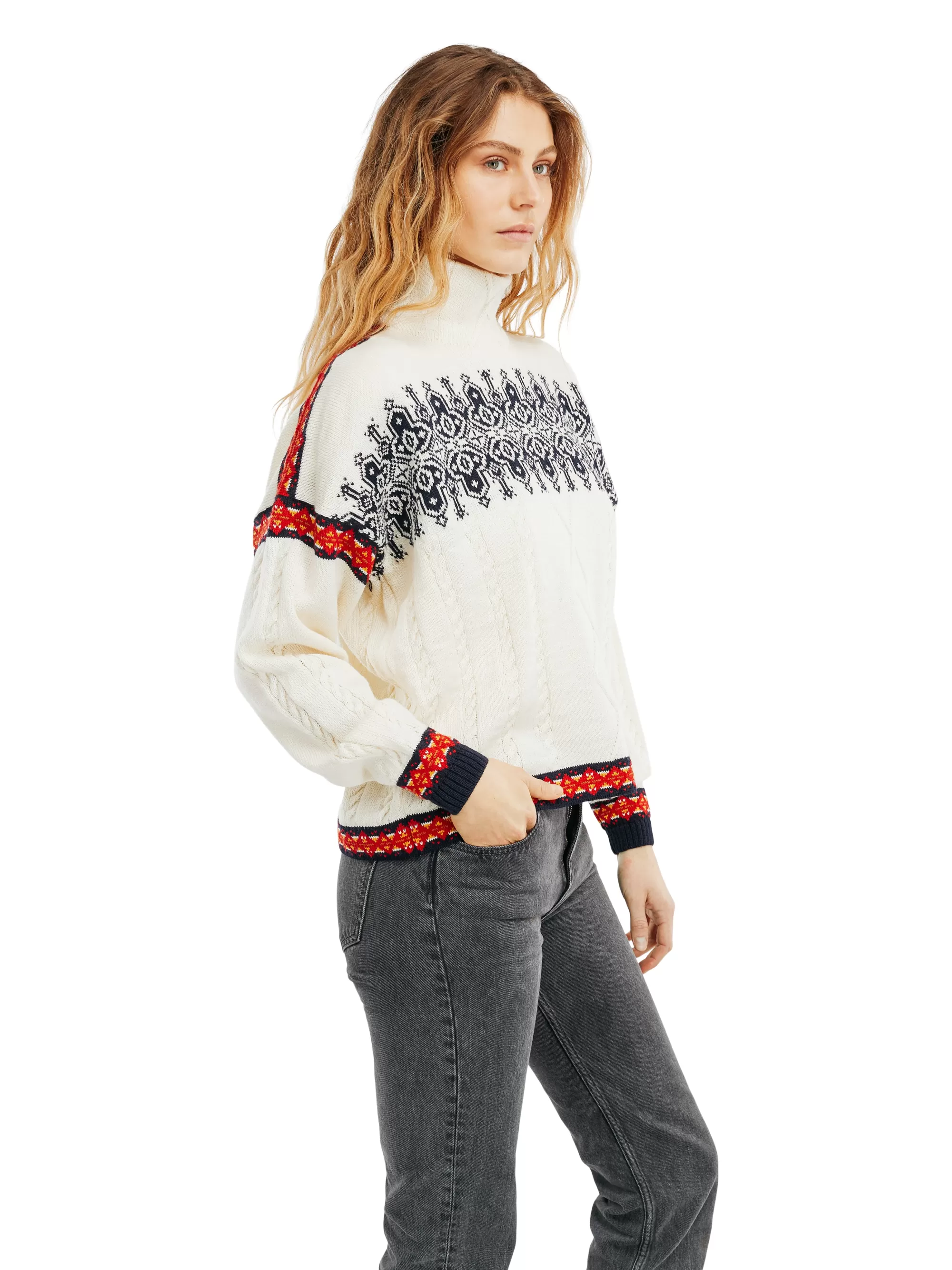 Women Dale of Norway Aspoy Women's Lightweight Wool Sweater