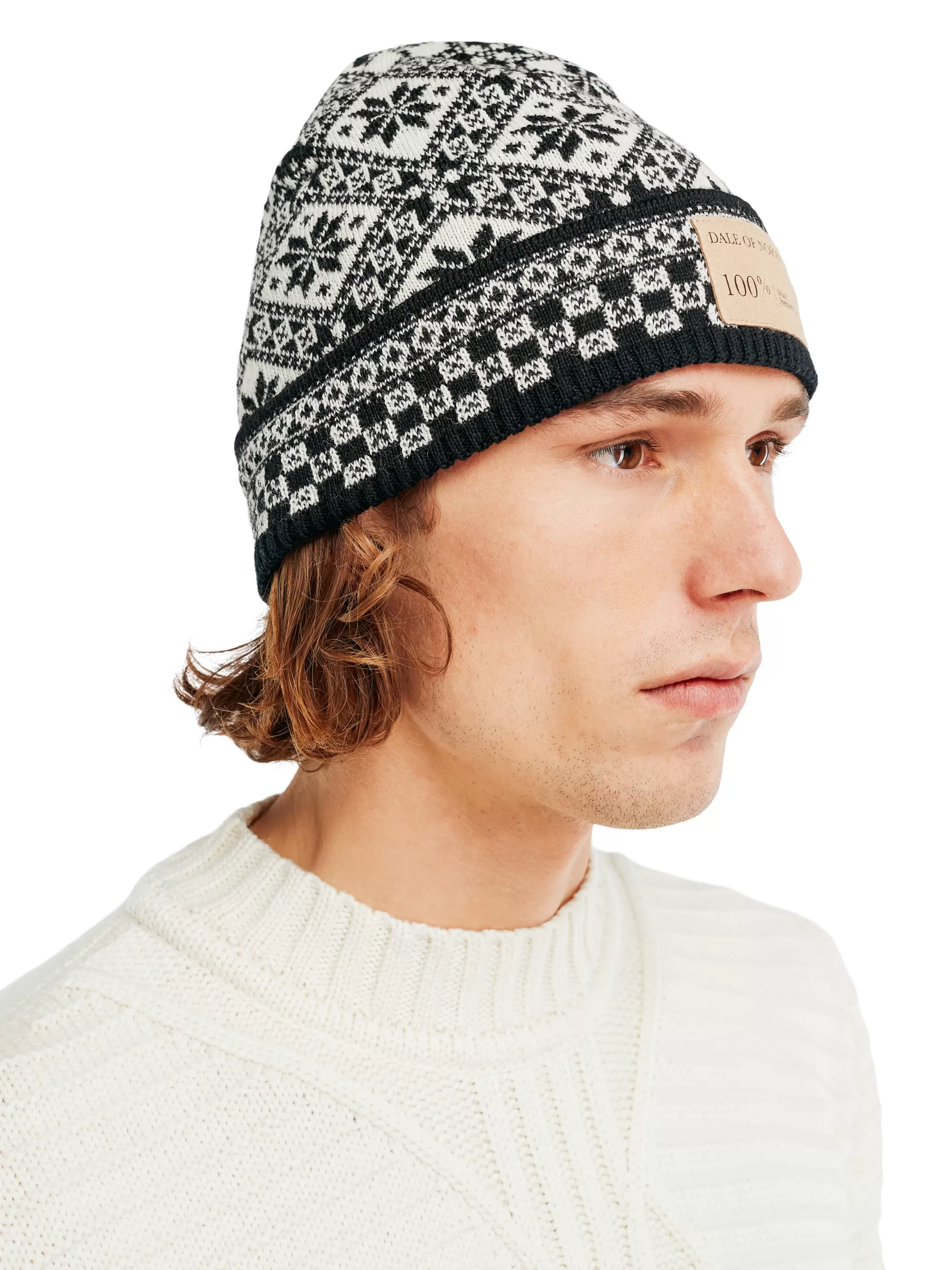 Women Dale of Norway Bjoroy Unisex Norwegian Wool Hat