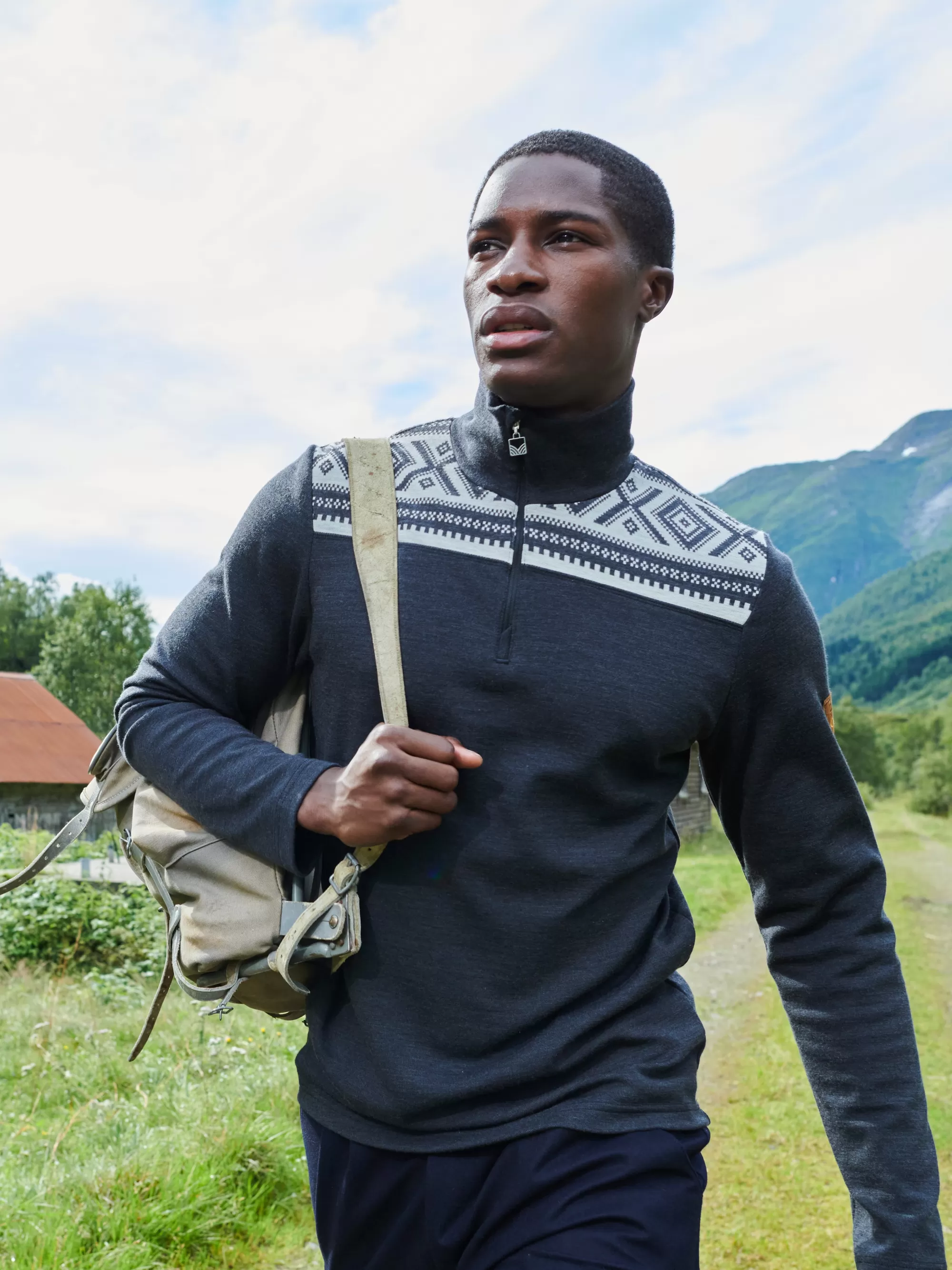 Men Dale of Norway Cortina Basic Men's Sweater - Superfine Merino