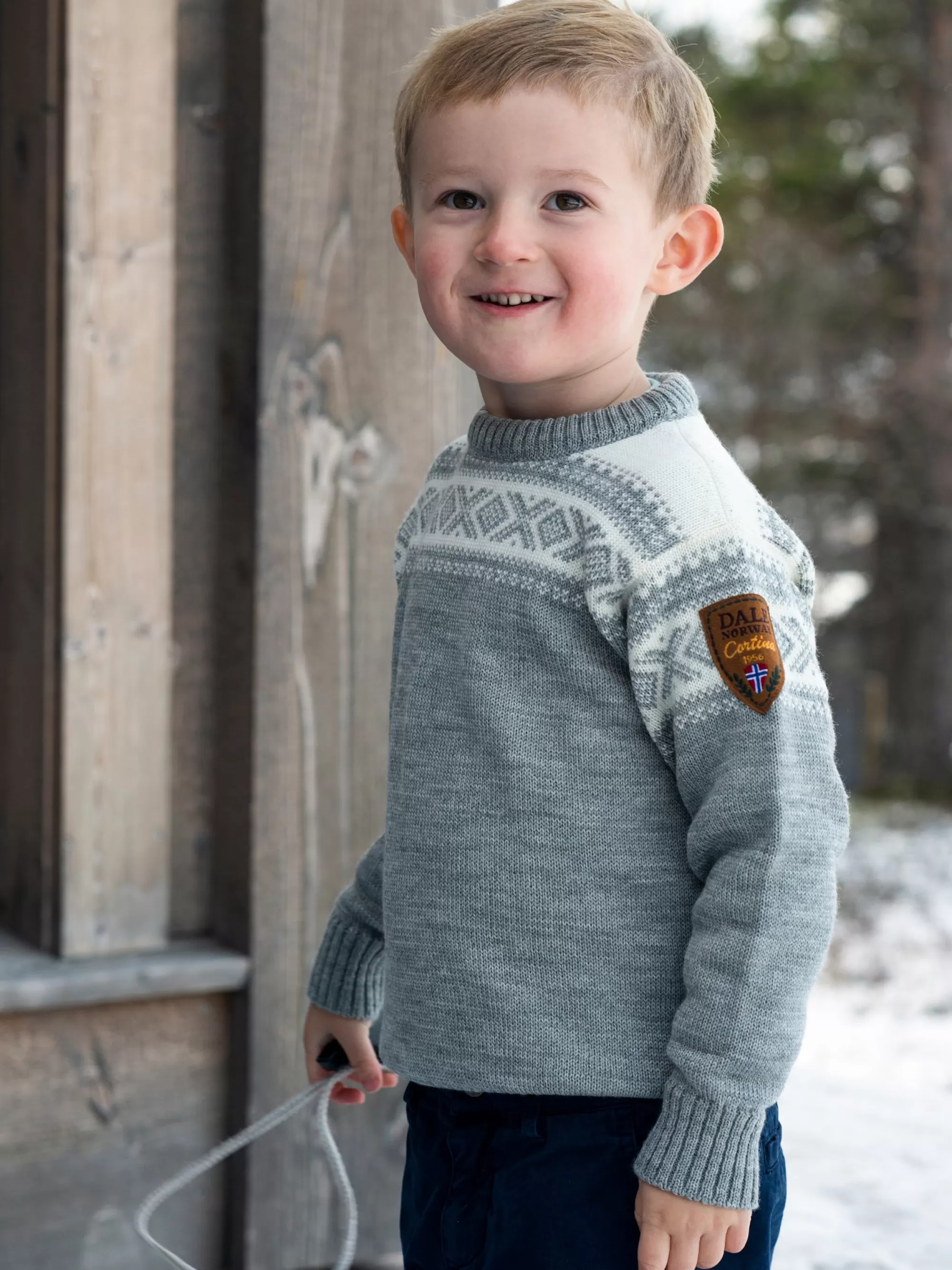 Kids Dale of Norway Cortina Kids' Sweater - Merino Wool
