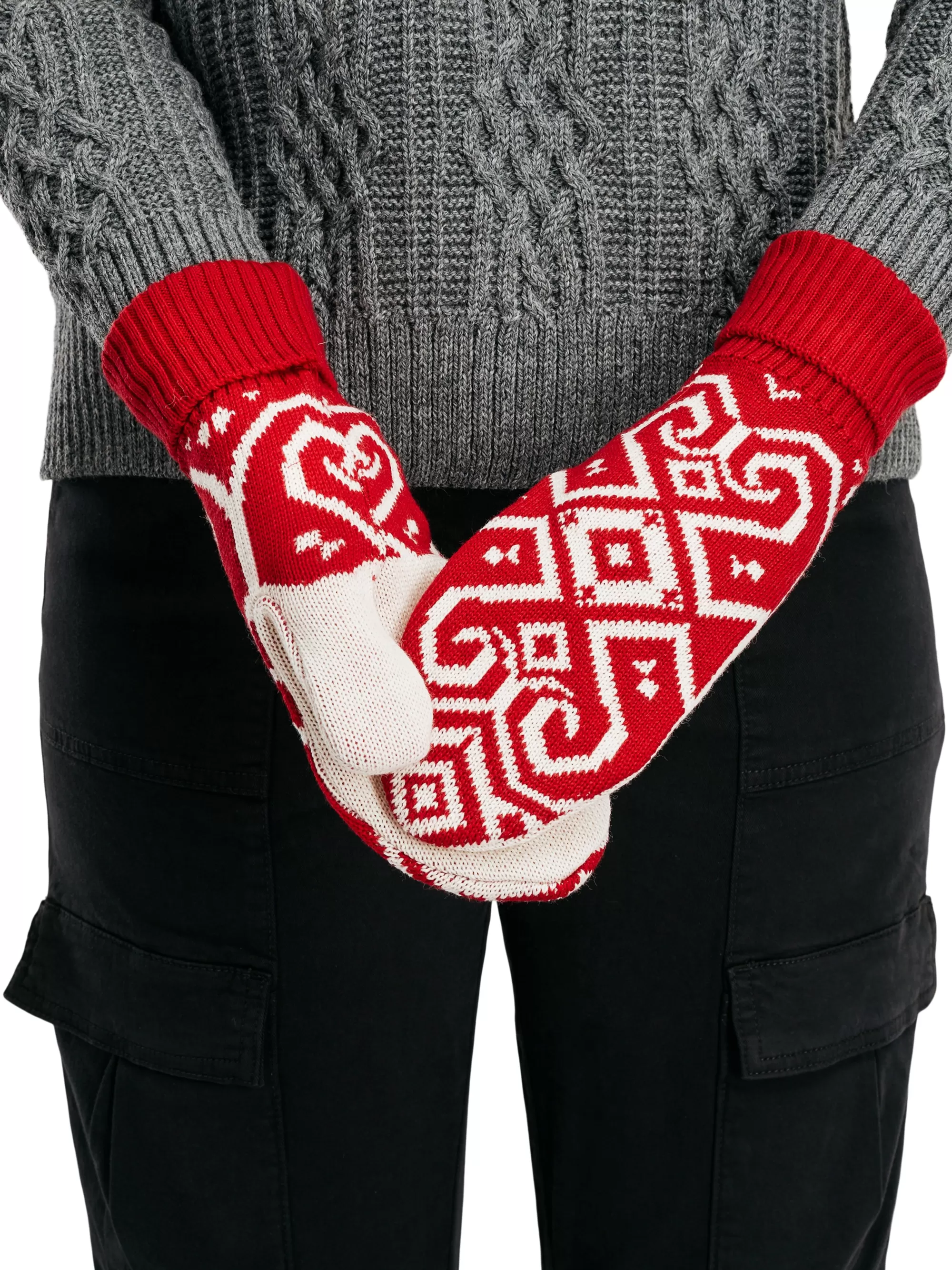 Women Dale of Norway Falun Unisex Merino Wool Mittens
