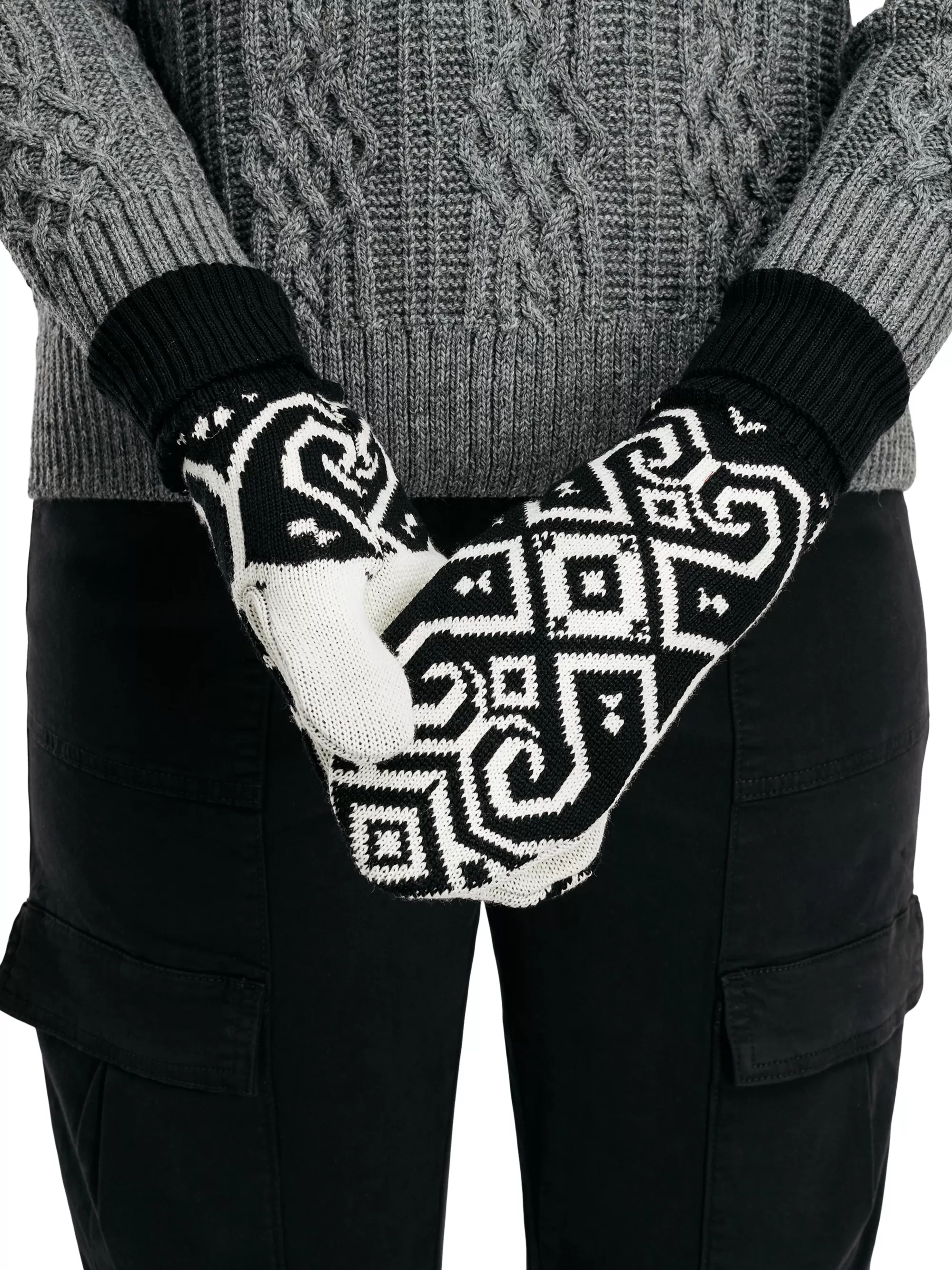 Women Dale of Norway Falun Unisex Merino Wool Mittens