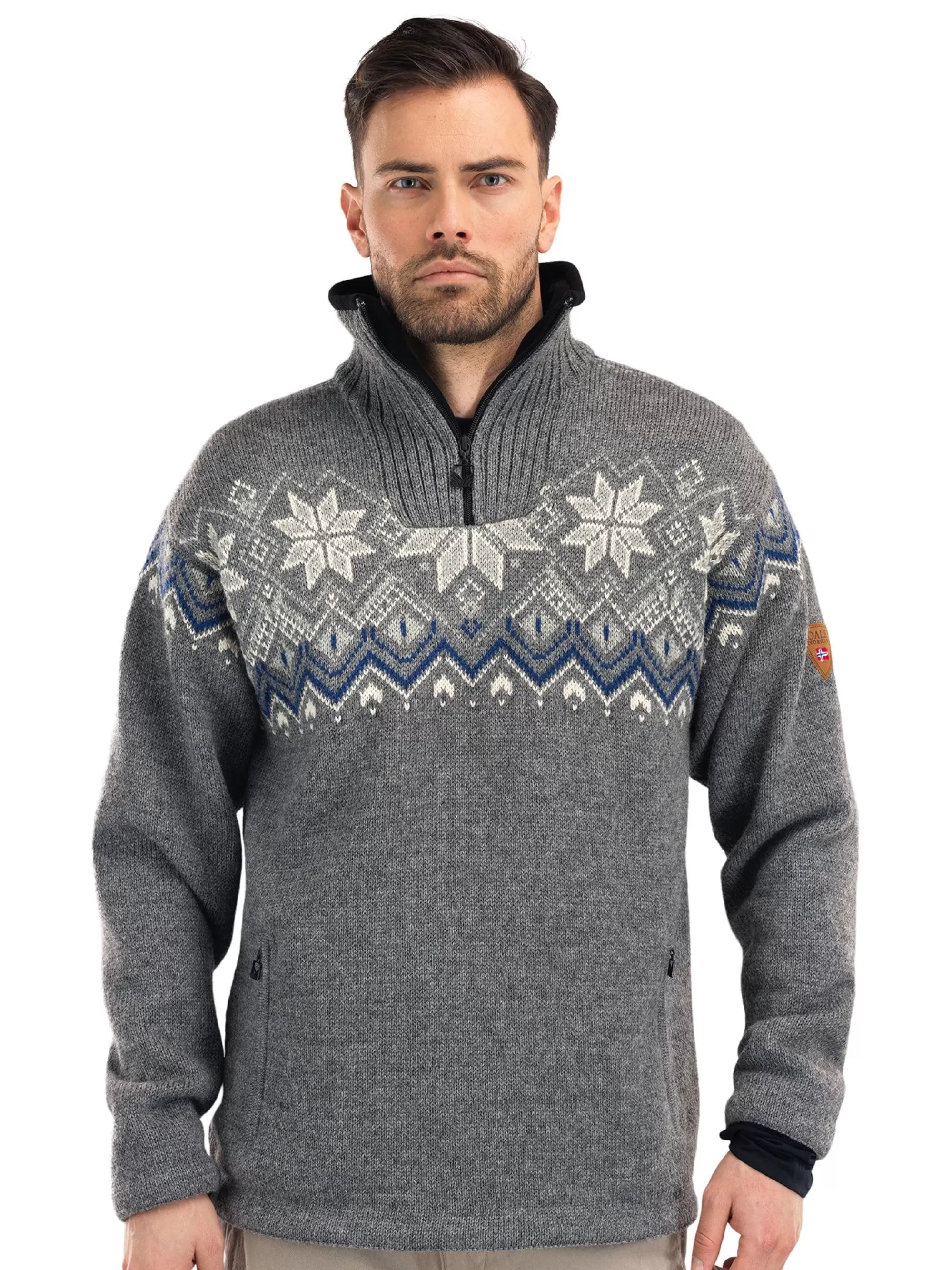 Men Dale of Norway Fongen Weatherproof Men's Sweater - Norwegian Wool