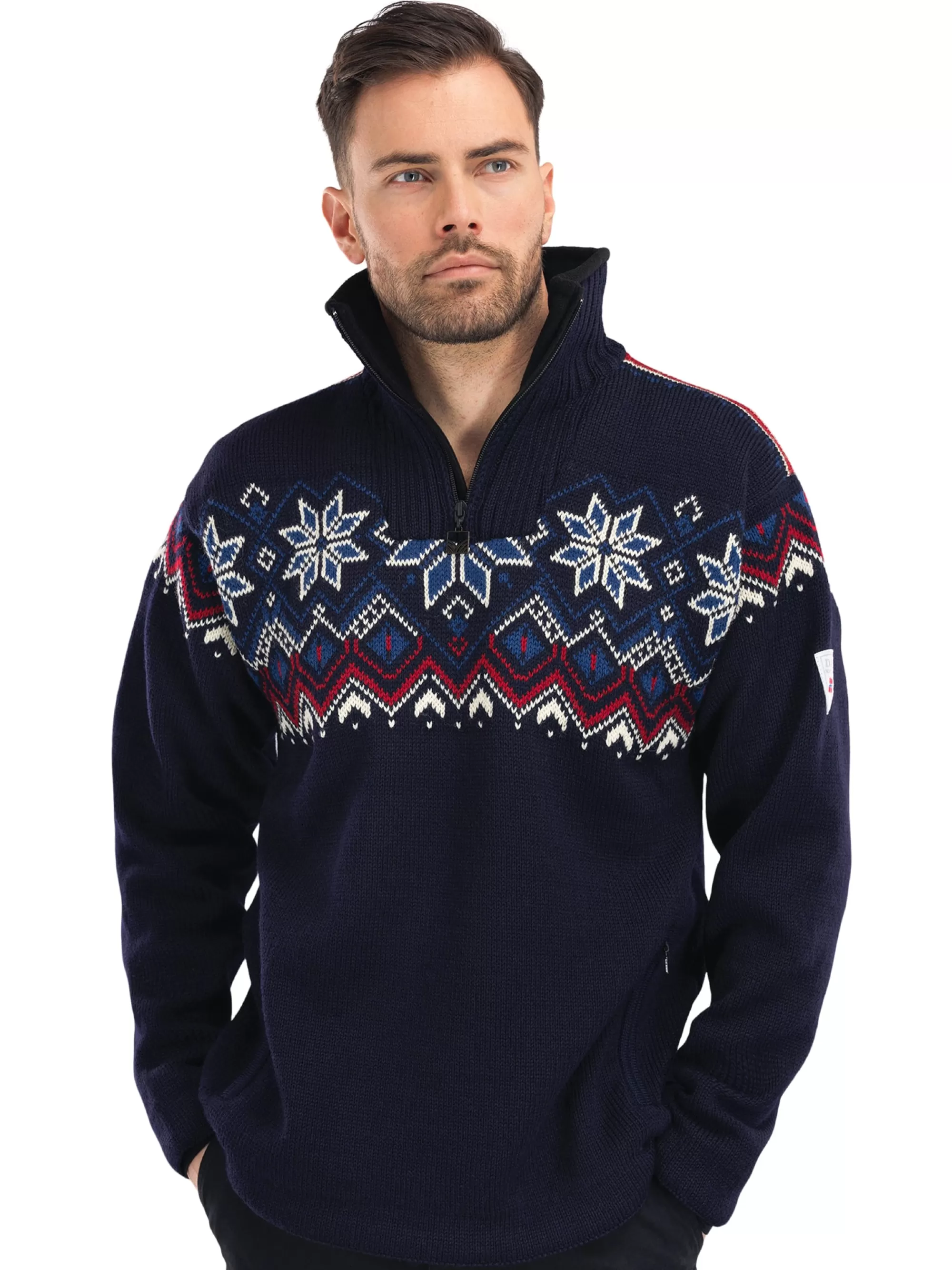 Men Dale of Norway Fongen Weatherproof Men's Sweater - Norwegian Wool