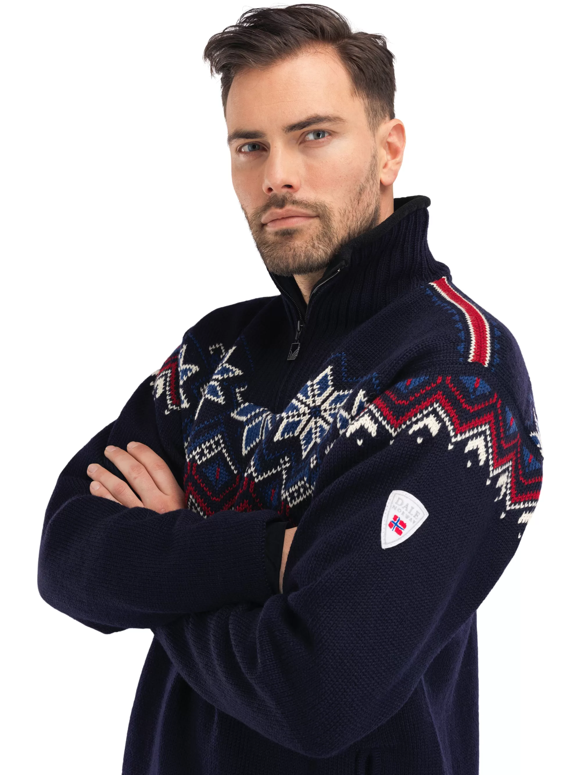 Men Dale of Norway Fongen Weatherproof Men's Sweater - Norwegian Wool