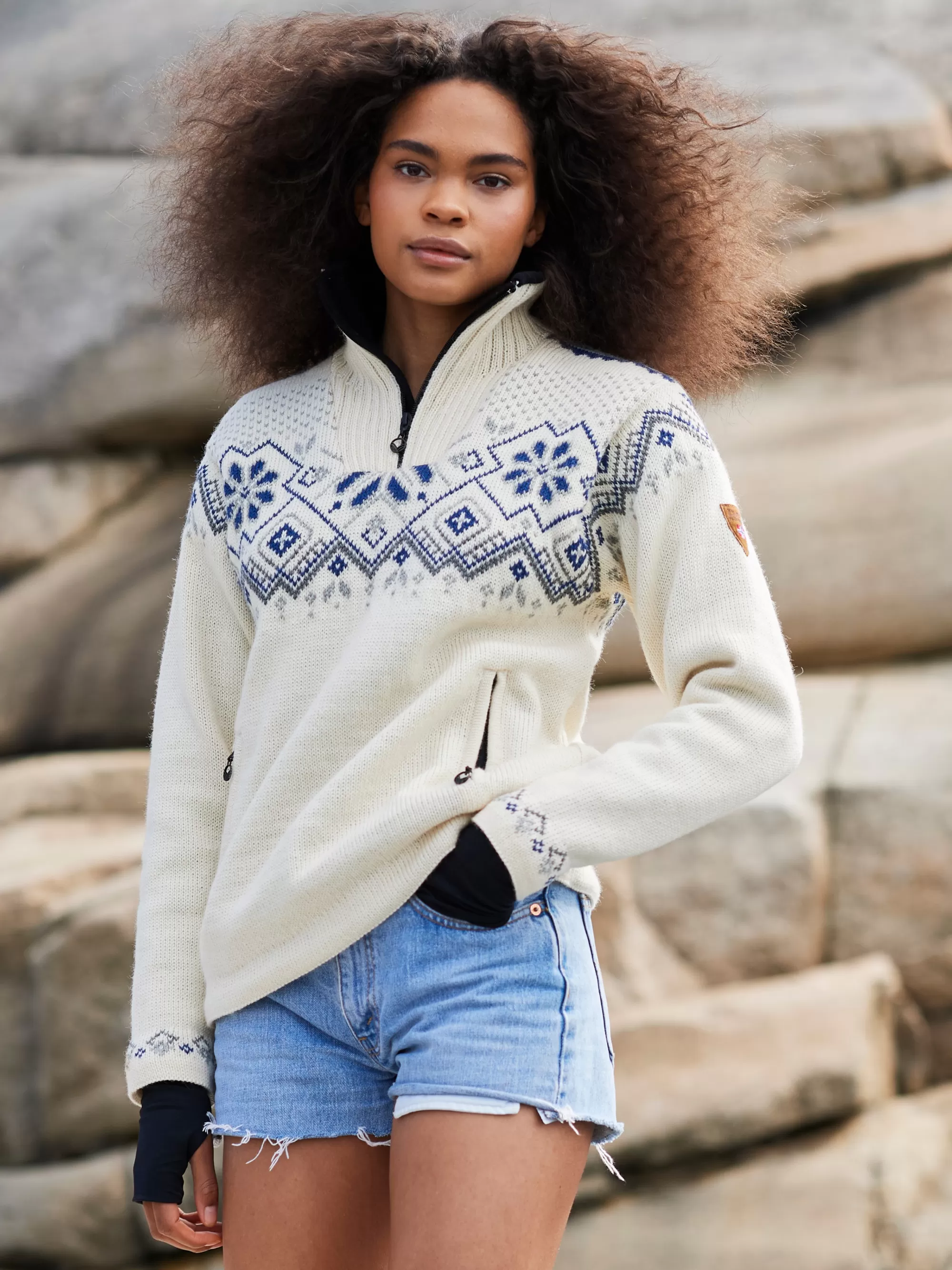Women Dale of Norway Fongen Weatherproof Women's Sweater - Norwegian Wool