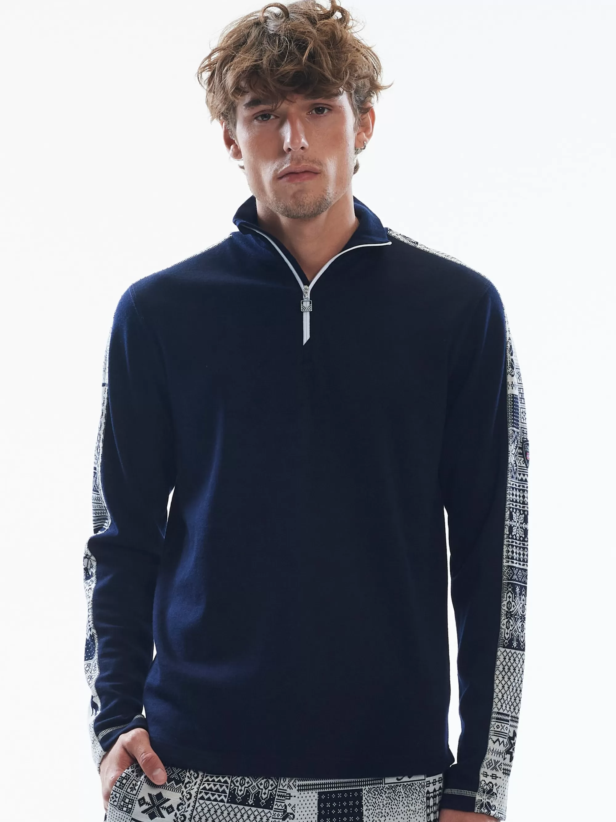 Men Dale of Norway History Basic Men's Sweater - Superfine Merino