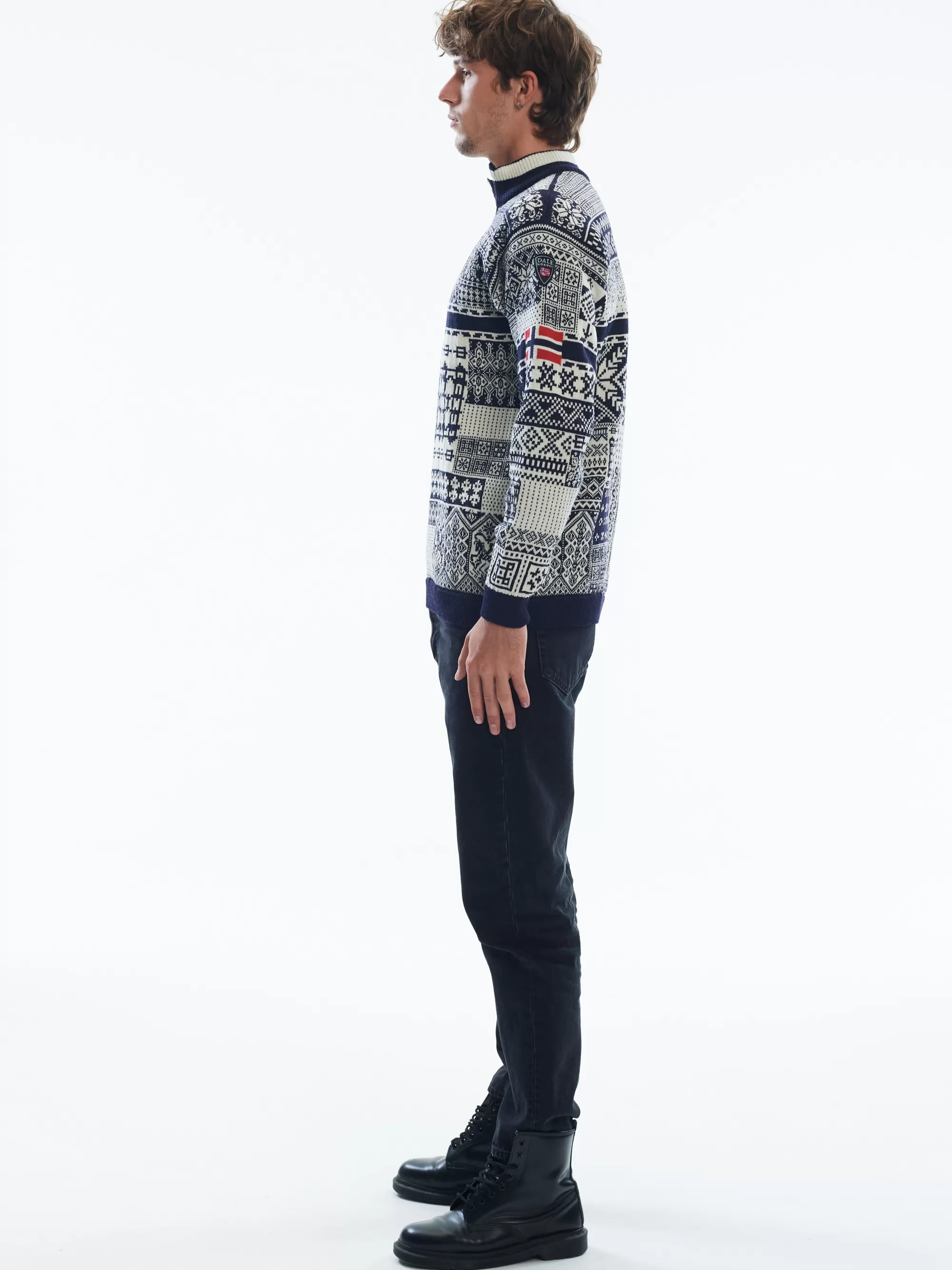 Men Dale of Norway History Men's Sweater - Norwegian Wool