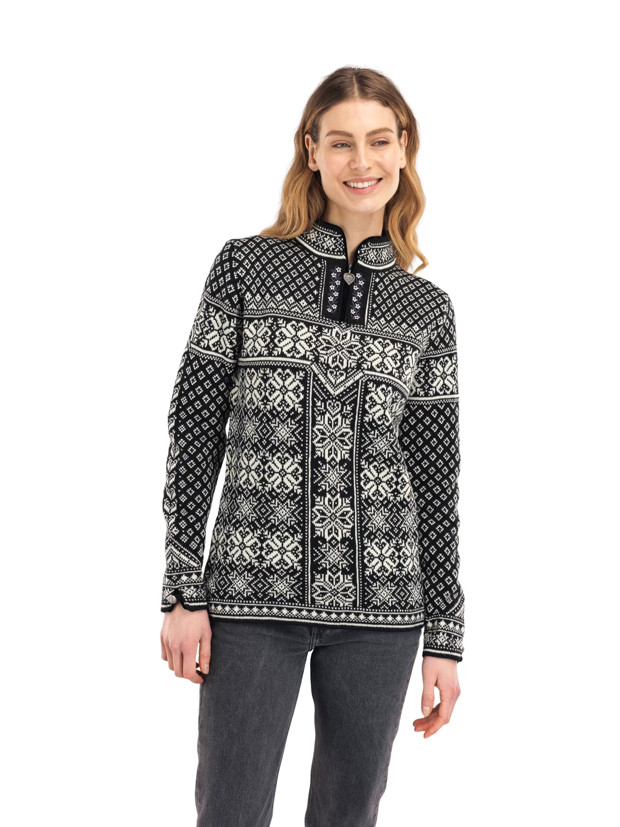 Women Dale of Norway Peace Women's Knit Sweater