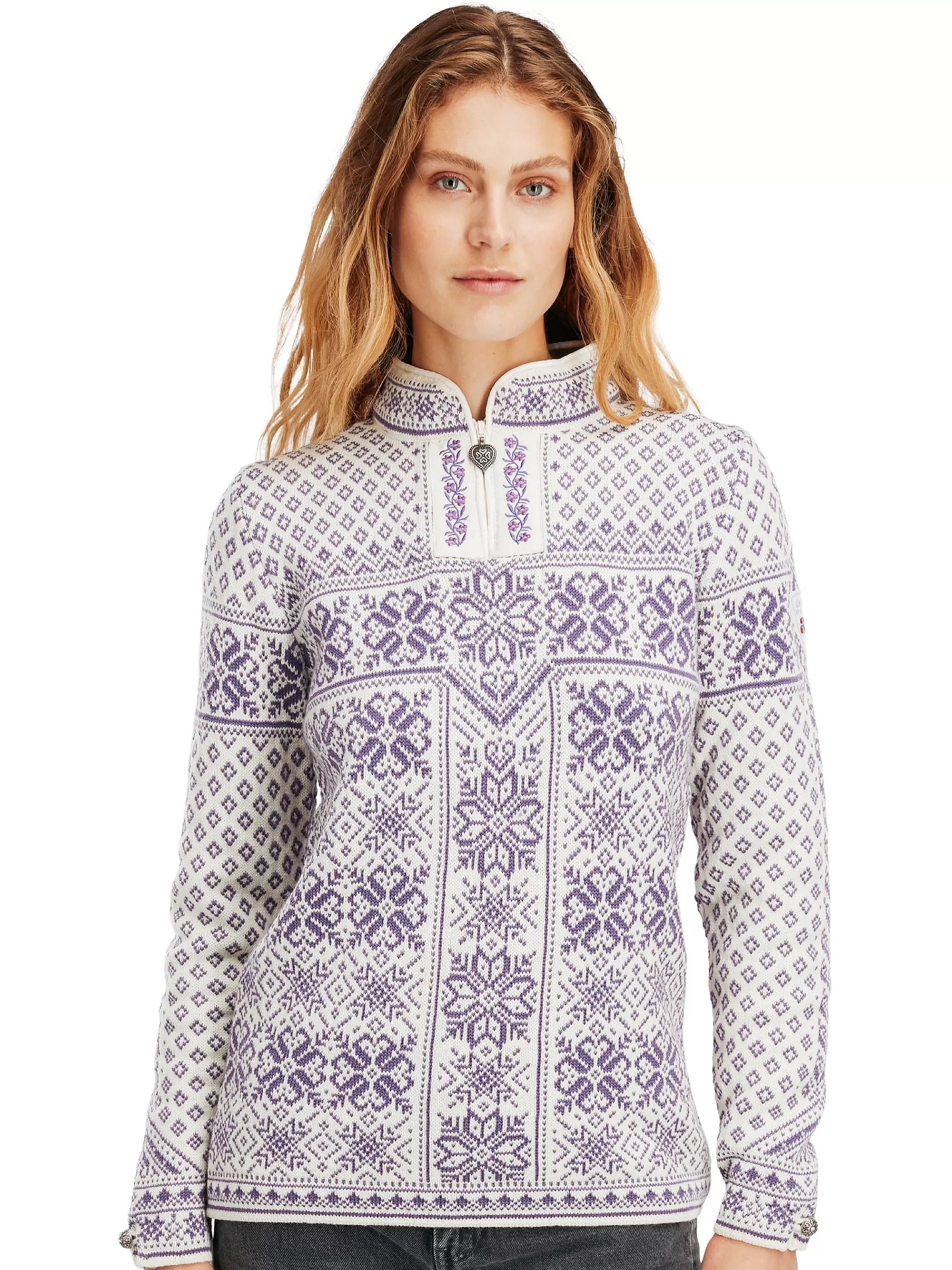 Women Dale of Norway Peace Women's Knit Sweater