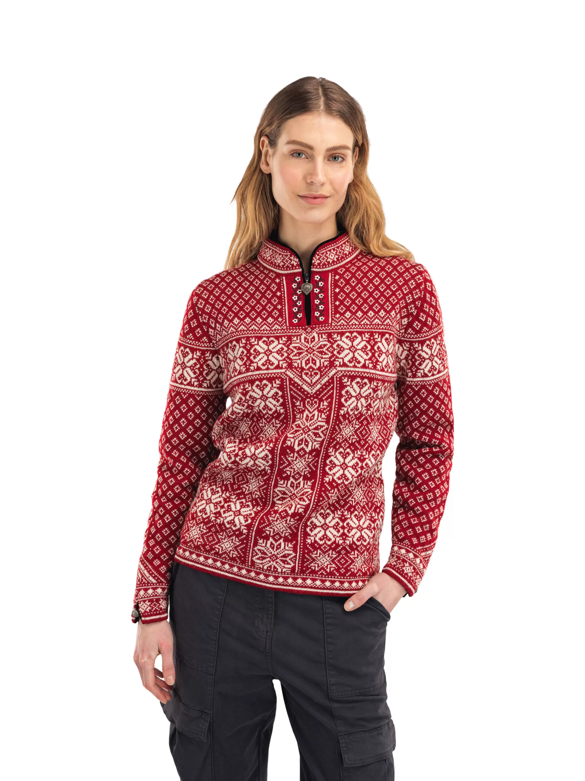 Women Dale of Norway Peace Women's Knit Sweater