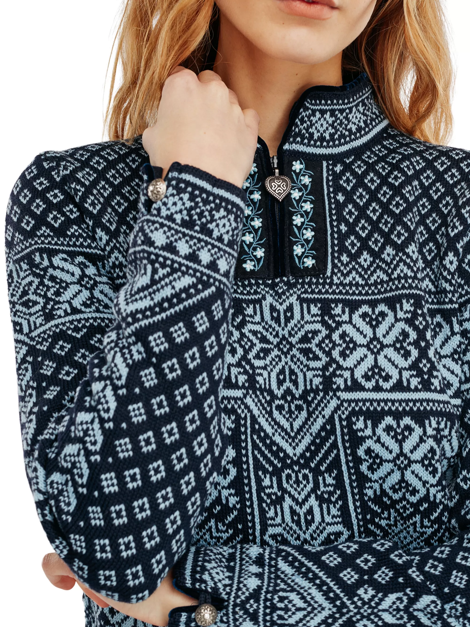 Women Dale of Norway Peace Women's Knit Sweater