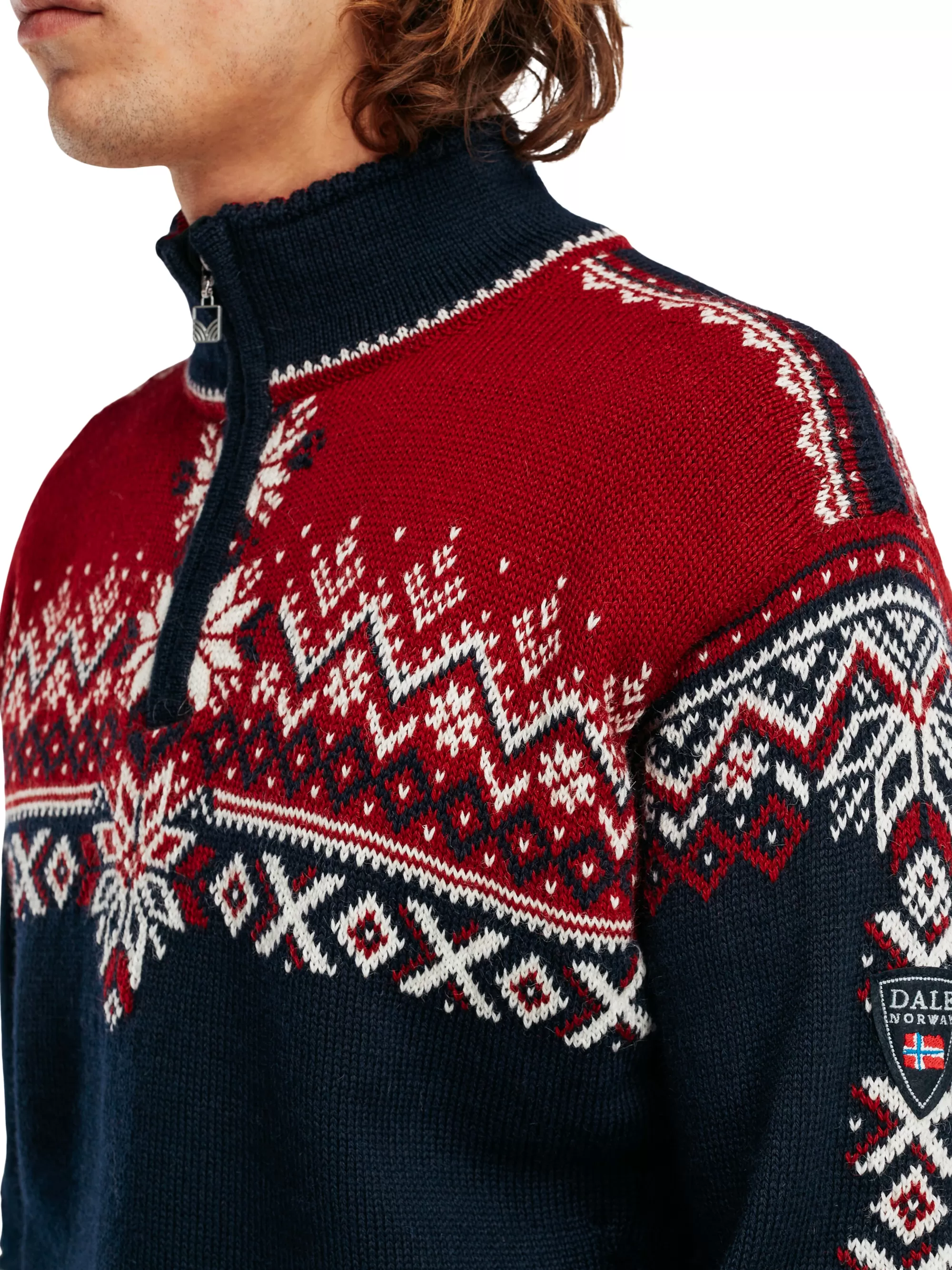 Men Dale of Norway 140Th Anniversary Men's Sweater - Norwegian Wool