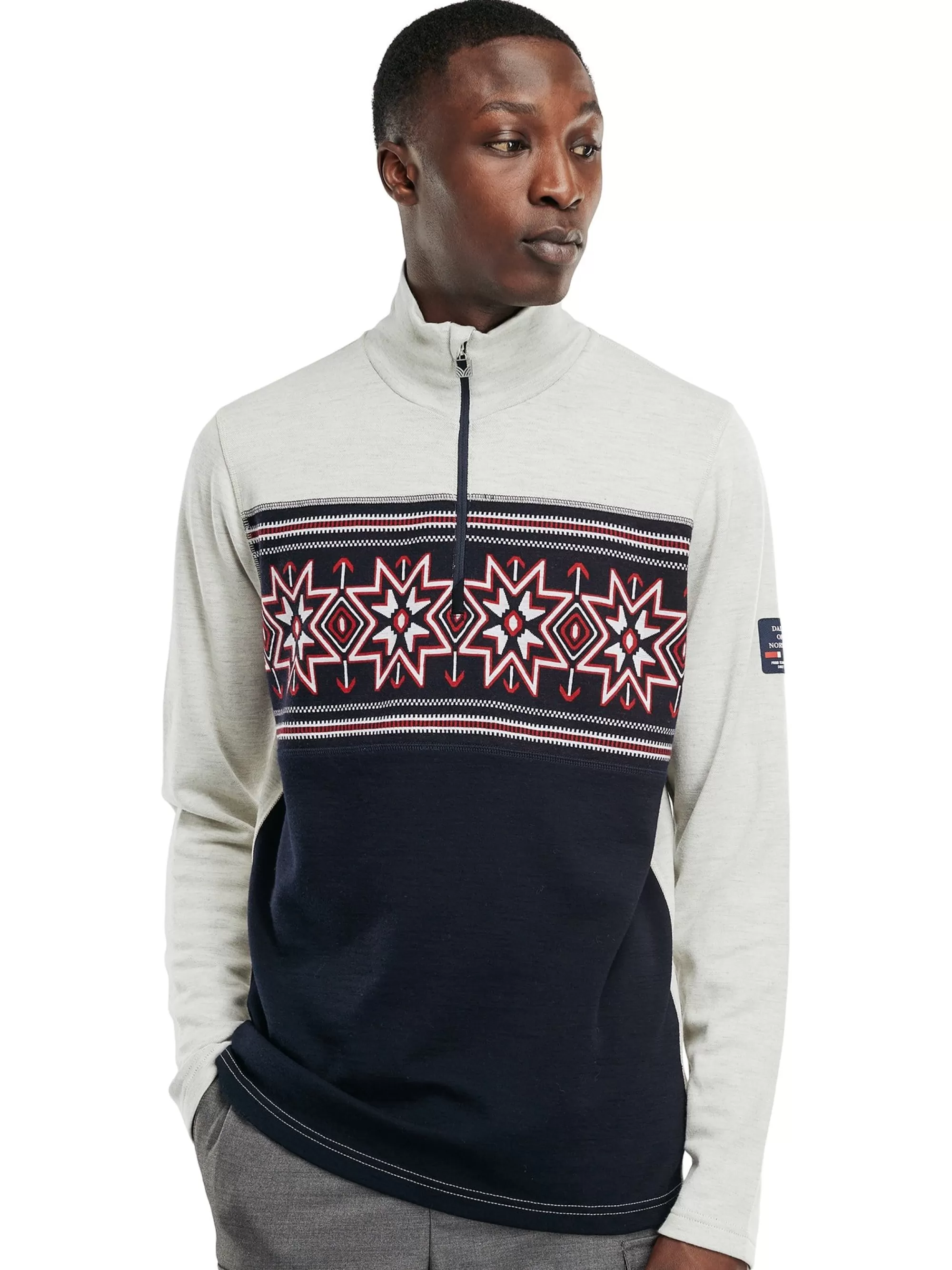 Men Dale of Norway Tindefjell Basic Men's Merino Wool Basic Sweater