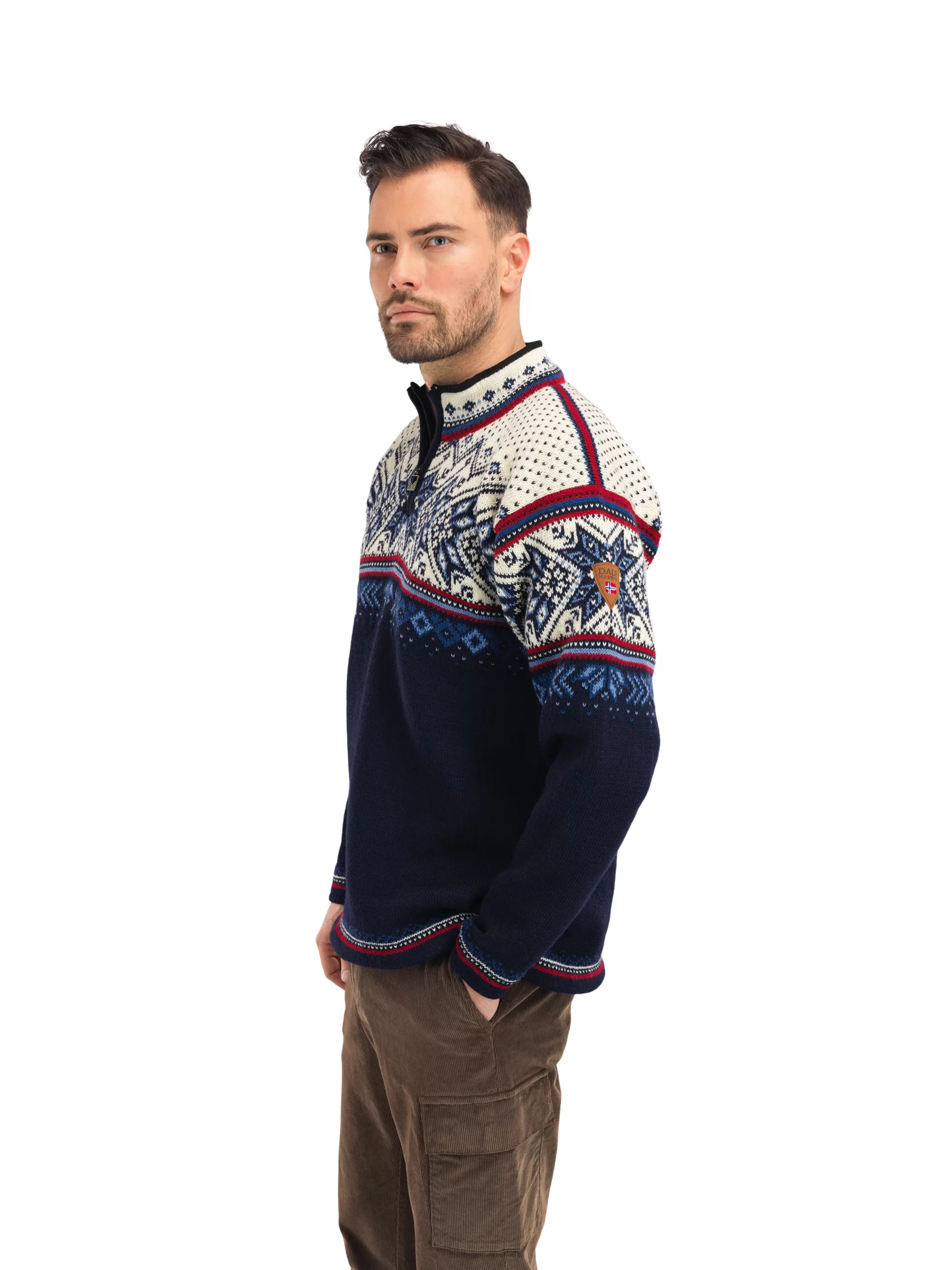 Men Dale of Norway Vail Men's Sweater - Norwegian Wool