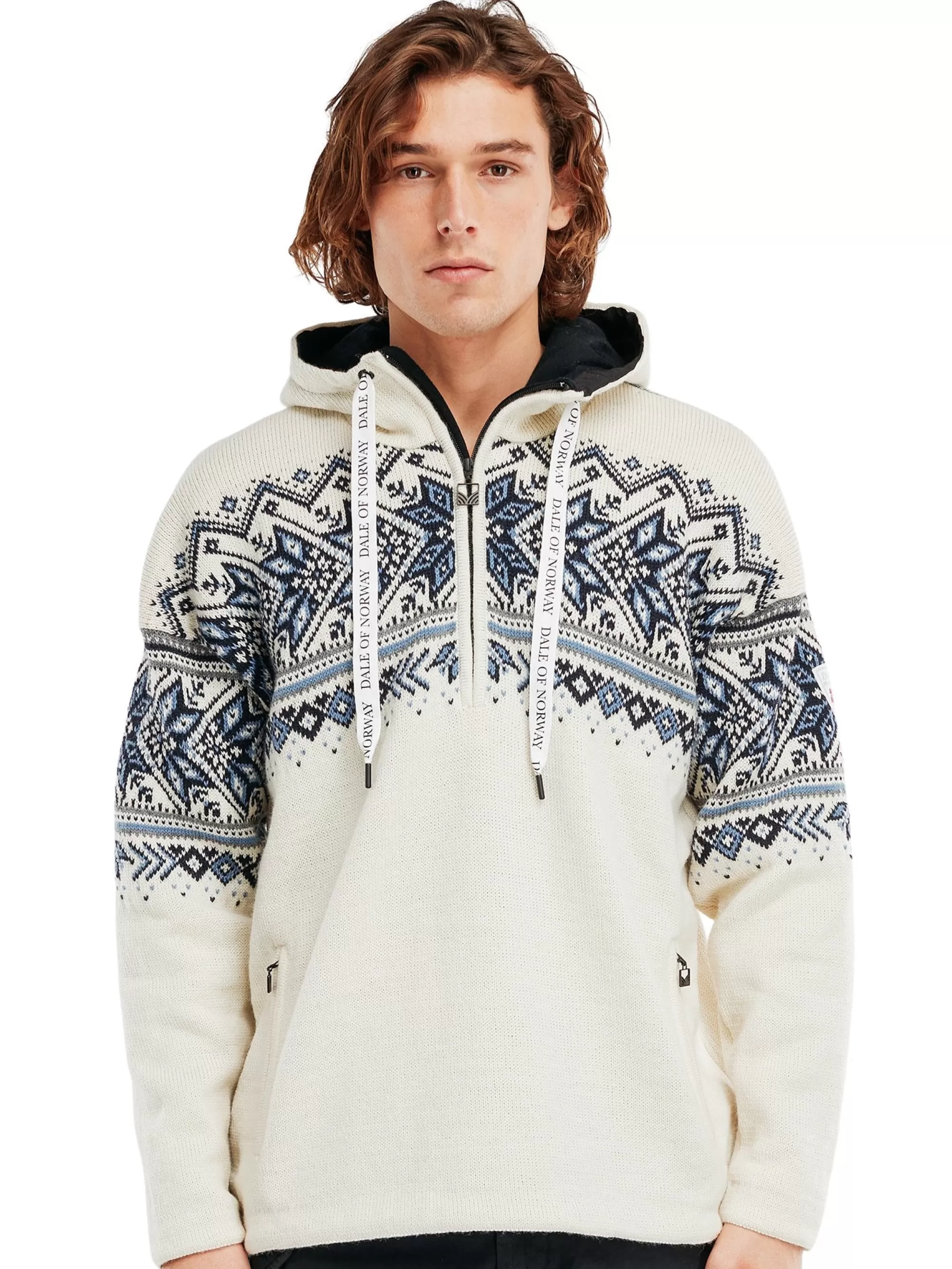 Men Dale of Norway Vail Weatherproof Men's Norwegian Wool Hoodie