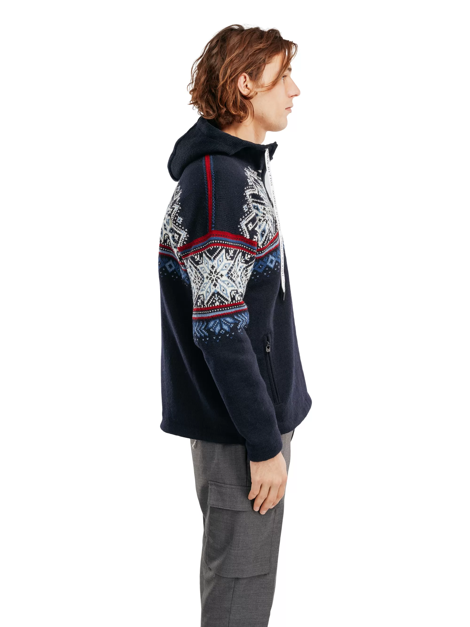 Men Dale of Norway Vail Weatherproof Men's Norwegian Wool Hoodie