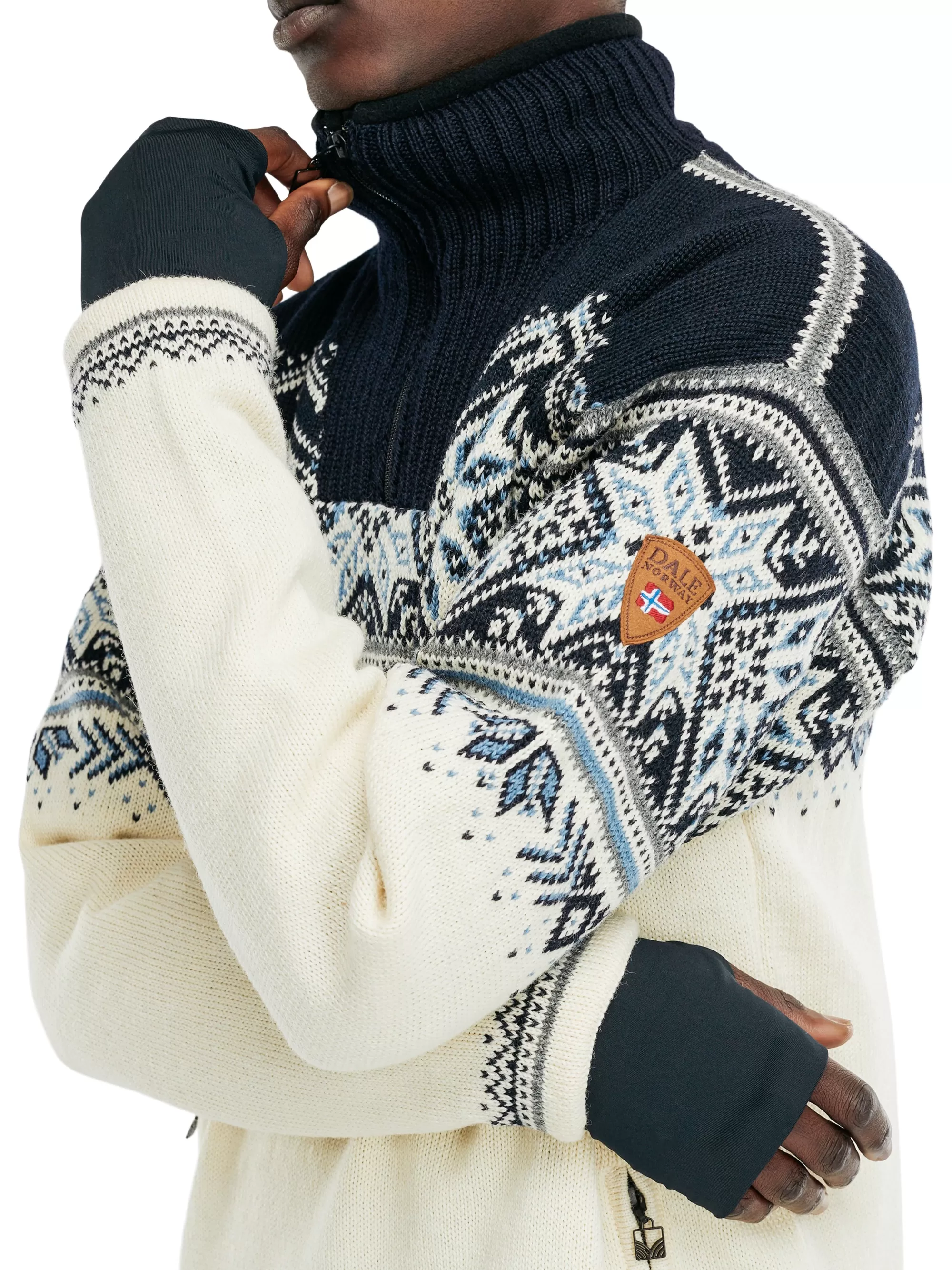 Men Dale of Norway Vail Weatherproof Men's Sweater - Norwegian Wool