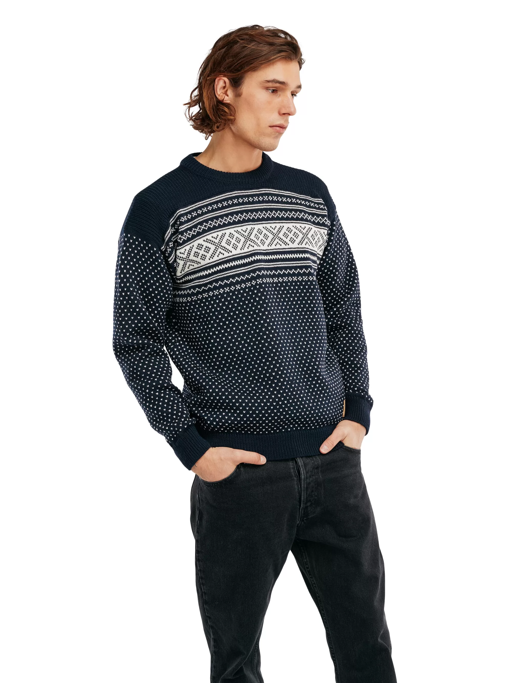 Men Dale of Norway Valloy Men's Wool Sweater