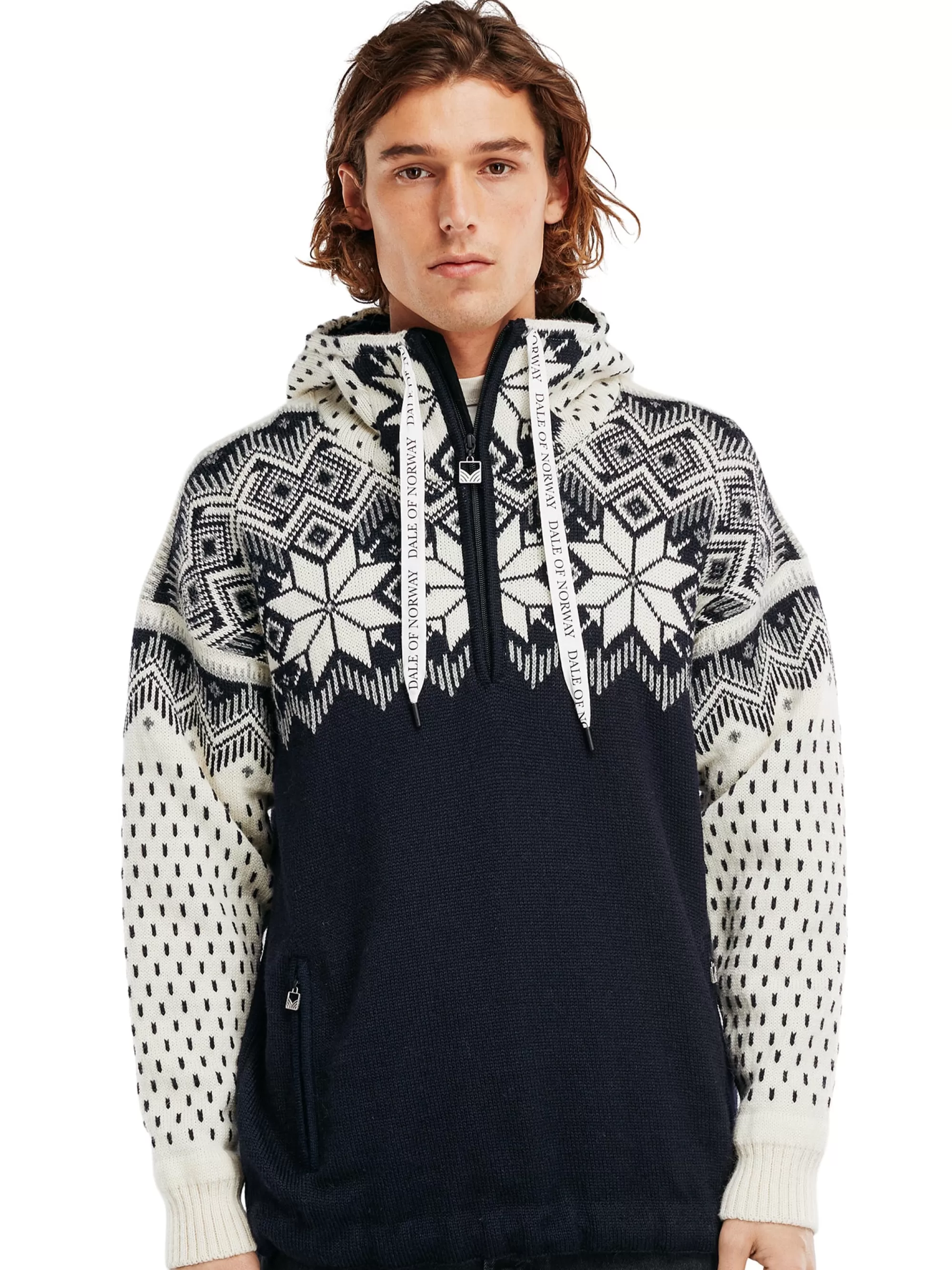 Men Dale of Norway Vegard Weatherproof Men's Hoodie - Norwegian Wool