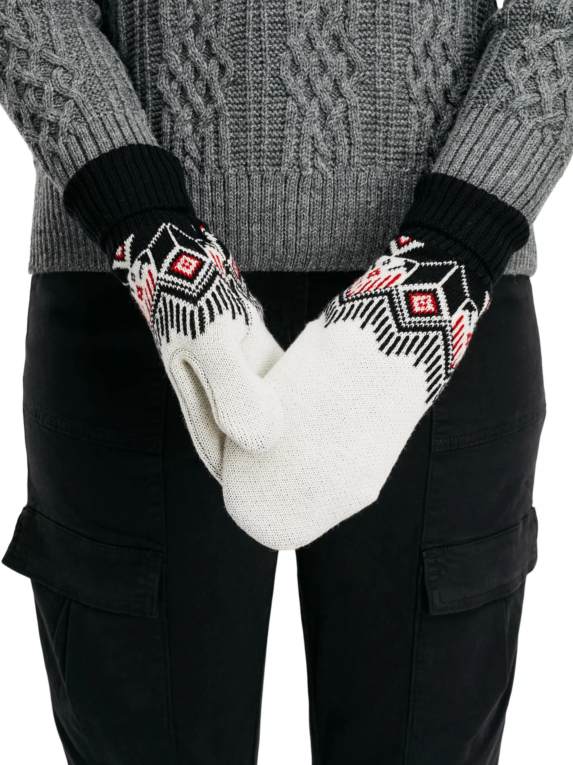 Women Dale of Norway Vilja Unisex Merino Wool Mittens