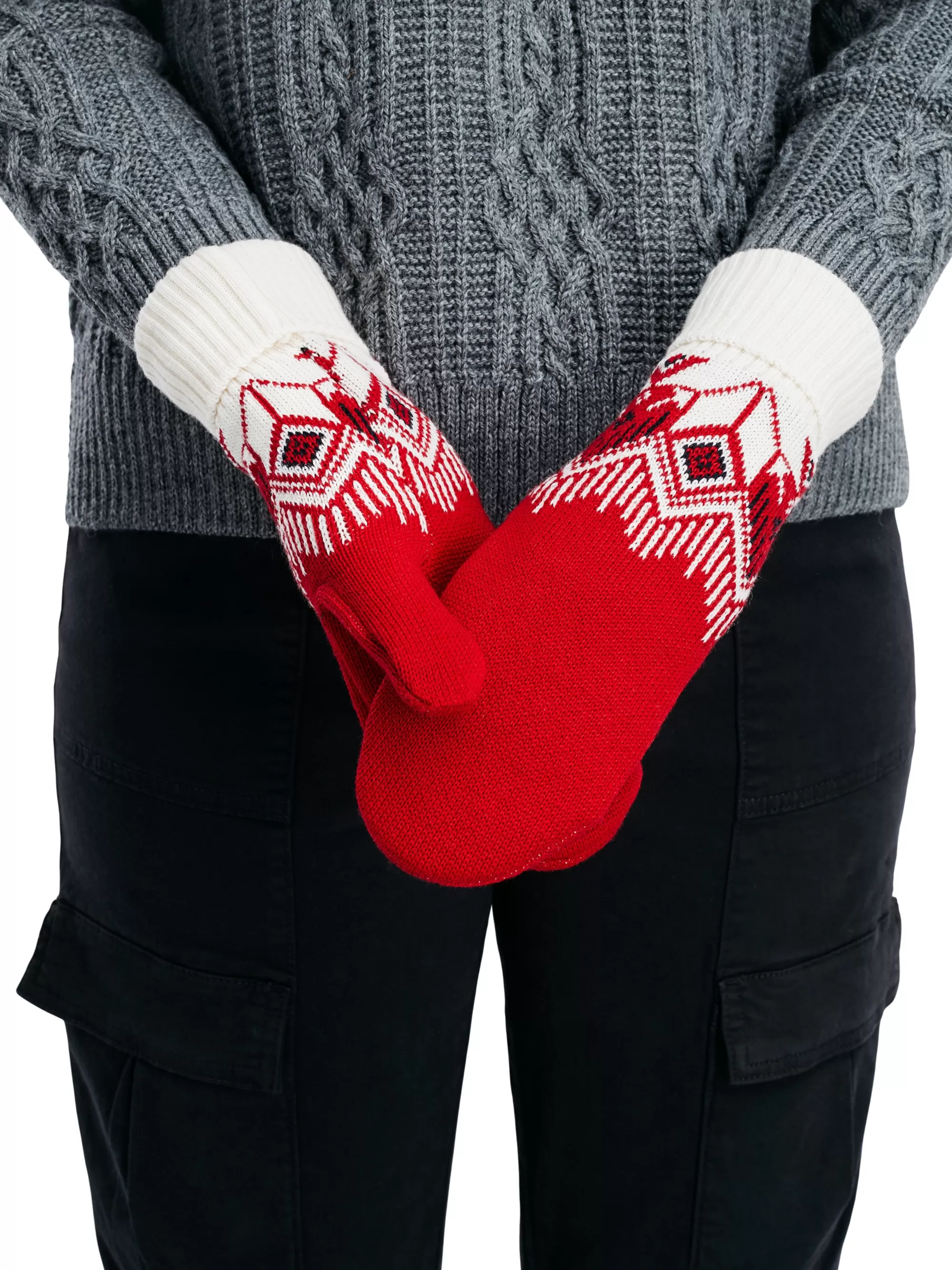 Women Dale of Norway Vilja Unisex Merino Wool Mittens
