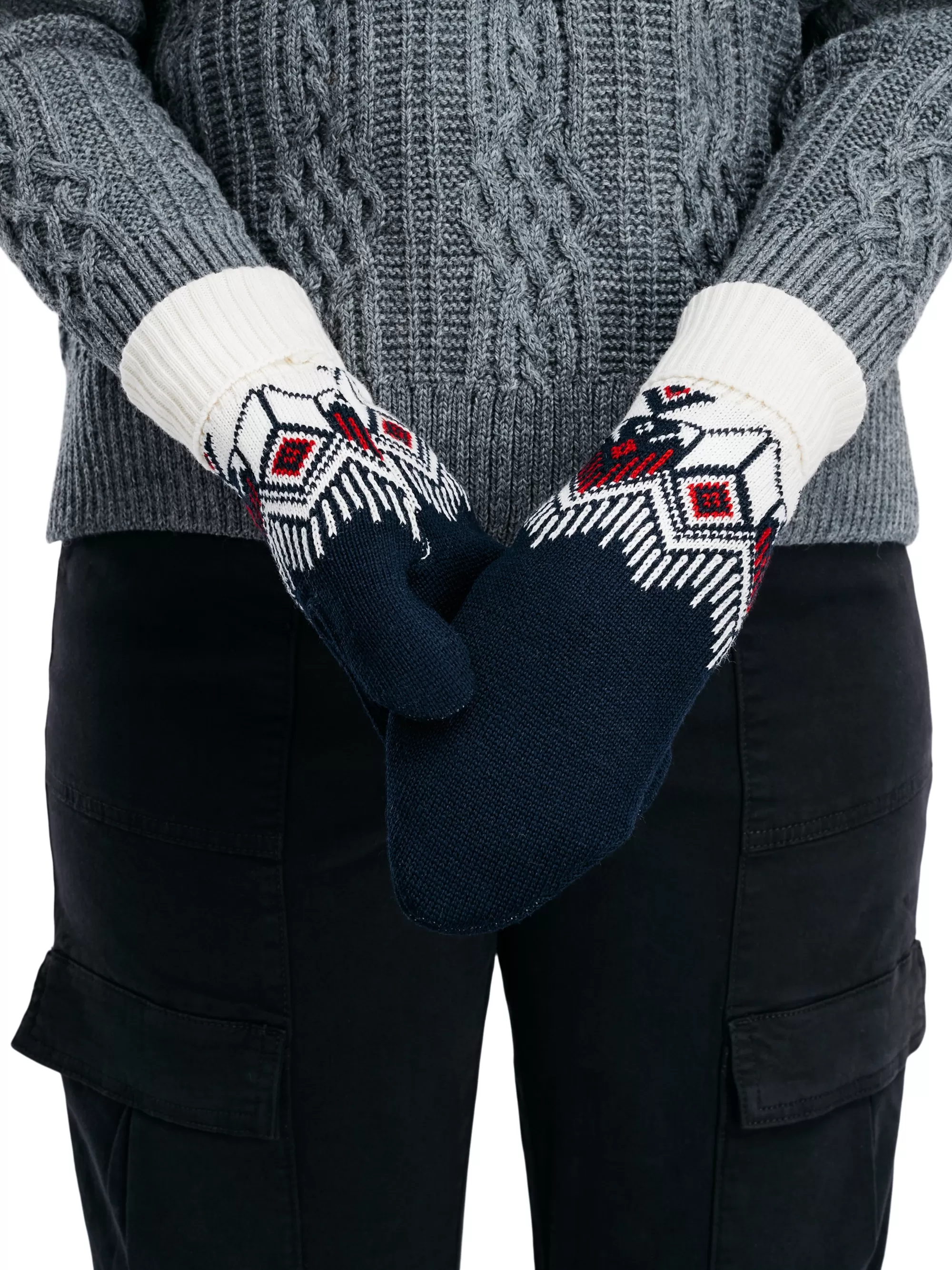 Women Dale of Norway Vilja Unisex Merino Wool Mittens