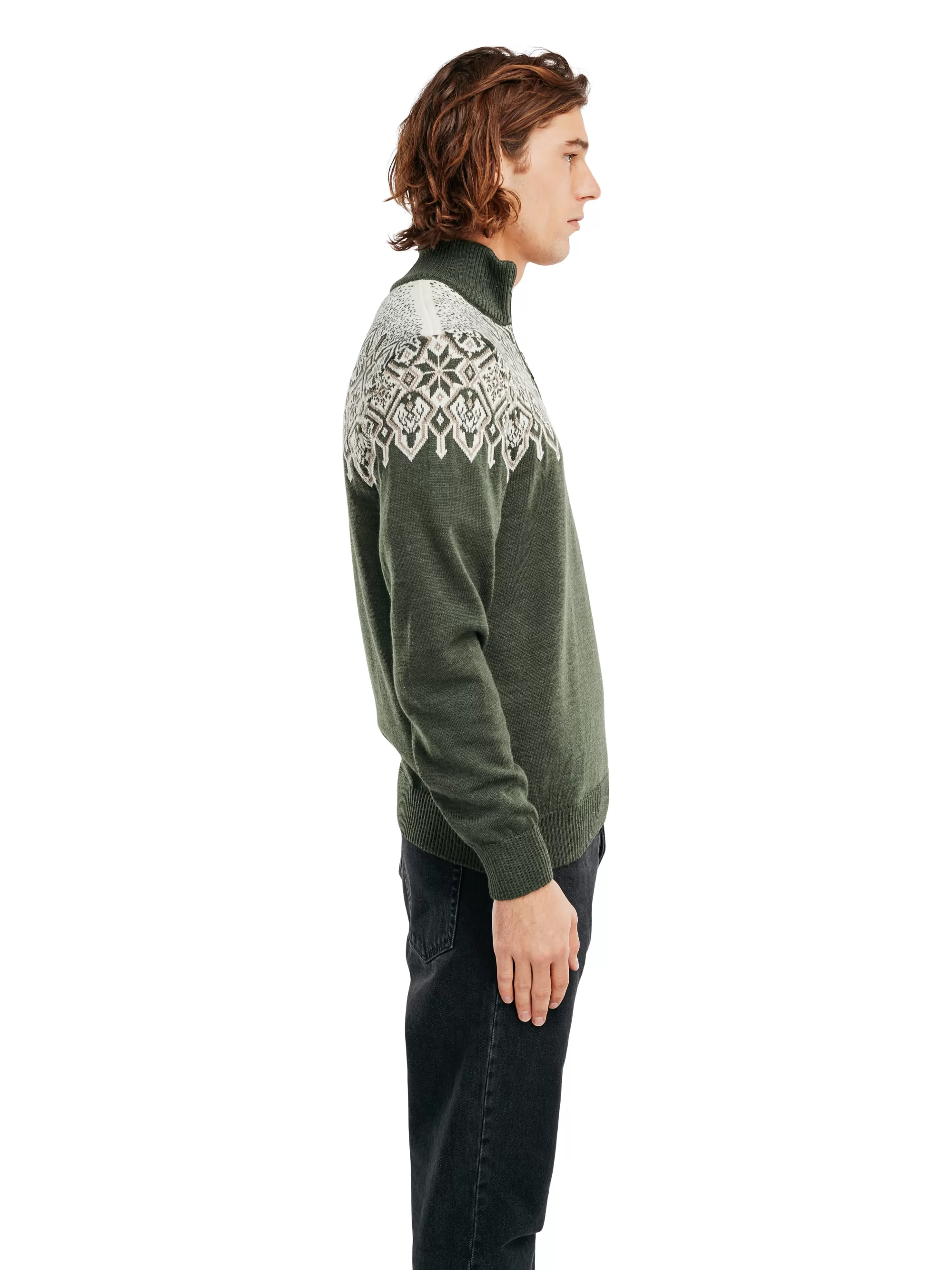 Men Dale of Norway Winterland Men's Merino Wool Sweater